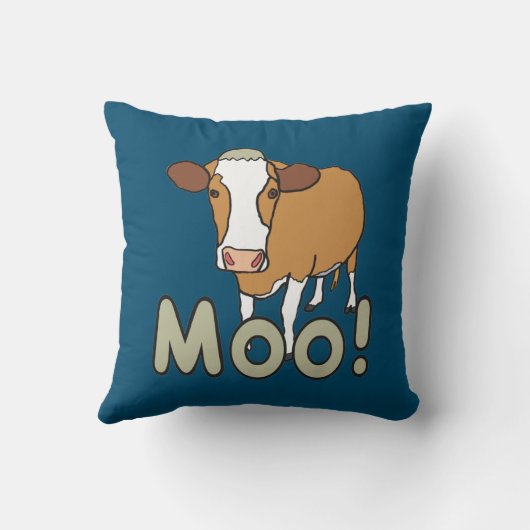 Moo Koe Kussen (Achterkant)