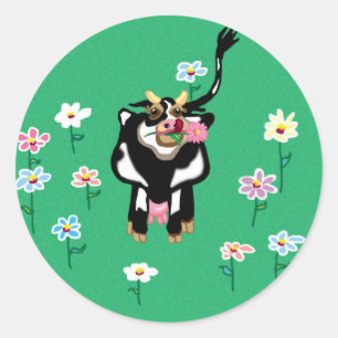 Moo Koe Ronde Sticker