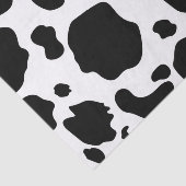 Moo Koe Spots Print Black & White Birthday Party Tissuepapier (Detail)