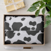 Moo Koe Spots Print Black & White Birthday Party Tissuepapier (Geschenk)