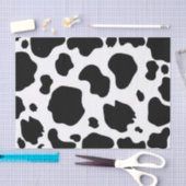 Moo Koe Spots Print Black & White Birthday Party Tissuepapier (Craft)
