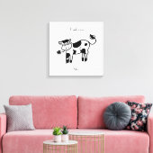 Moo Koe Thunder_Cove Canvas Afdruk (Insitu (Woonkamer))
