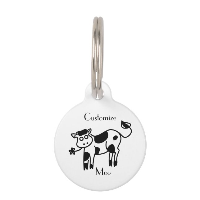 Moo Koe Thunder_Cove Huisdierpenning (Voorkant)