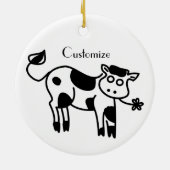 Moo Koe Thunder_Cove Keramisch Ornament (Achterkant)