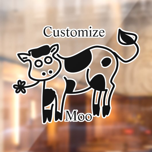 Moo Koe Thunder_Cove Raamsticker (Vel 2)