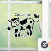 Moo Koe Thunder_Cove Raamsticker (Huis)