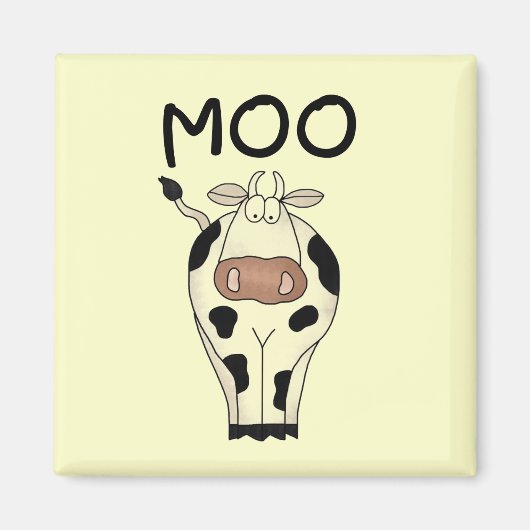 Moo Koe Tshirts en Gifts Magneet (Voorkant)
