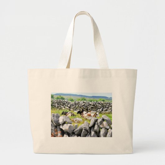 Moo Koeien Grote Tote Bag (Voorkant)