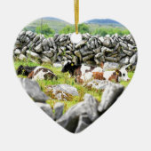 Moo Koeien Keramisch Ornament (Voorkant)