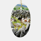 Moo Koeien Keramisch Ornament (Rechts)