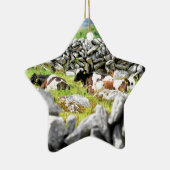 Moo Koeien Keramisch Ornament (Rechts)