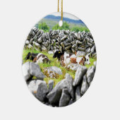 Moo Koeien Keramisch Ornament (Rechts)