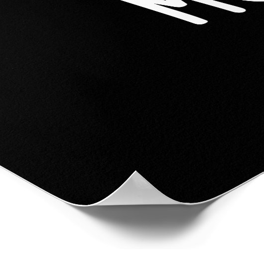 Moo-kulele Funny Ukulele Koe Pun Dark BG Poster (Hoek)