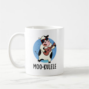 Moo-kulele Funny Ukulele Koe Pun Koffiemok