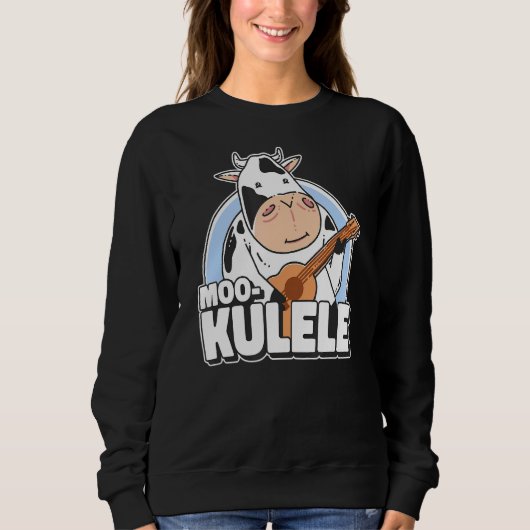 Moo Kulele Uke Ukulele Speler Ukulele Trui (Voorkant)