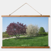 Moo landschap met bomen hangend wandkleed (Voorkant)