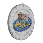 Moo & Link Dartboard Dartbord (Voorkant Links)