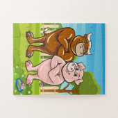 Moo & Link puzzel Legpuzzel (Horizontaal)