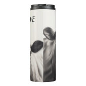 Moo Love Geïsoleerde Koe Tumbler Thermosbeker (Achterkant)