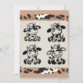 Moo-ly Moly Funny Dairy Koe Kalf Kaart (Achterkant)