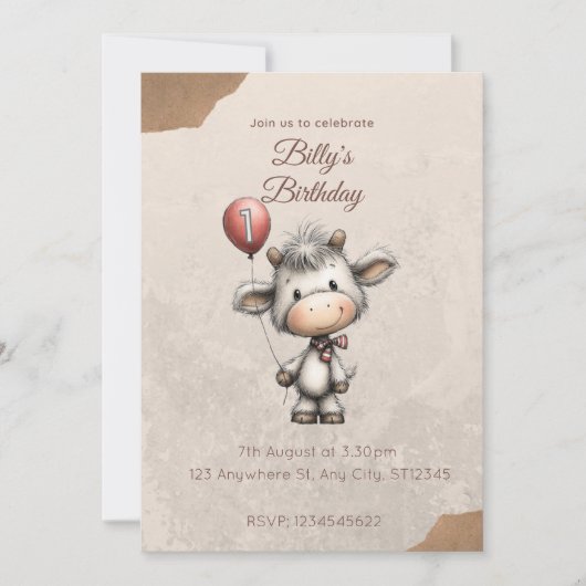 Moo Magic: Leeftijd één editie! Kaart (Voorkant)