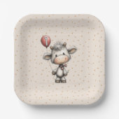 Moo Magie: Leeftijd één editie! Papieren Bordje (Voorkant)