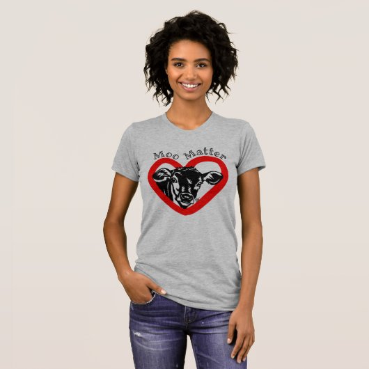 Moo Matter - Calf Heart Shirt (Voorkant volledig)