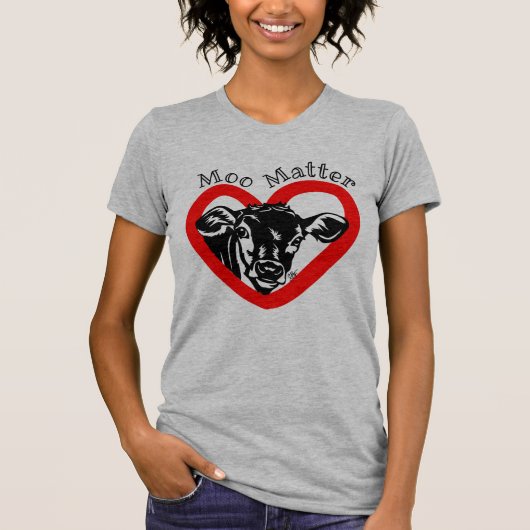 Moo Matter - Calf Heart Shirt (Voorkant)