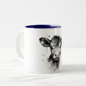 ☕🐄 "Moo-ment of Zen" Koe Mok 🐄☕ (Voorkant links)