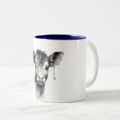 ☕🐄 "Moo-ment of Zen" Koe Mok 🐄☕ (Voorkant rechts)