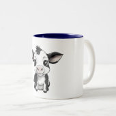 ☕🐄 "Moo-ment of Zen" Koe Mok 🐄☕ (Voorkant rechts)