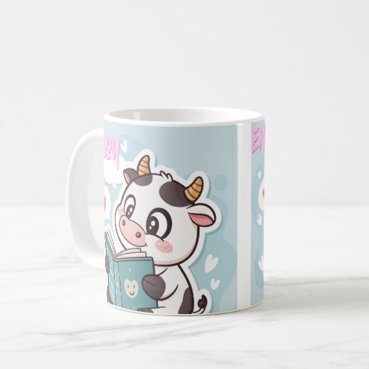 Moo-ments lezen koffiemok (Voorkant links)