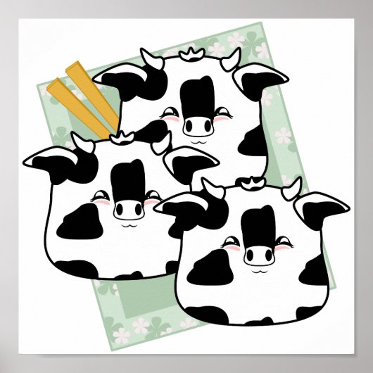 Moo Moo Dumplings Platter Poster (Voorkant)