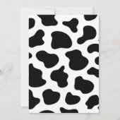 Moo Moo Ik ben twee Koe 2e verjaardag Kaart (Achterkant)