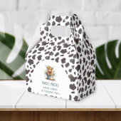 Moo Moo Ik ben twee Koe Afdrukken Boerderij Tweede Bedankdoosjes