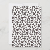 Moo Moo Ik ben twee Koe Afdrukken Boerderij Tweede Kaart (Achterkant)