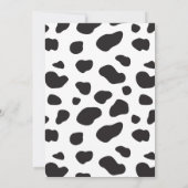 Moo Moo Ik ben twee Koe Afdrukken Boerderij Tweede Kaart (Achterkant)