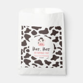 Moo Moo Ik draai twee Koe 2e verjaardagsfeestje Bedankzakje (Voorkant)