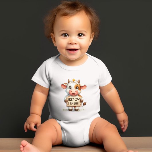 Moo-Moo I'm One! Romper