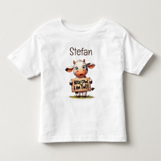 Moo-Moo I'm Two! Kinder Shirts (Voorkant)