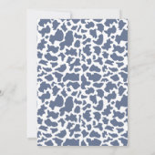 Moo Moo Koe Print Boerderij Girl 2e Verjaardag Kaart (Achterkant)