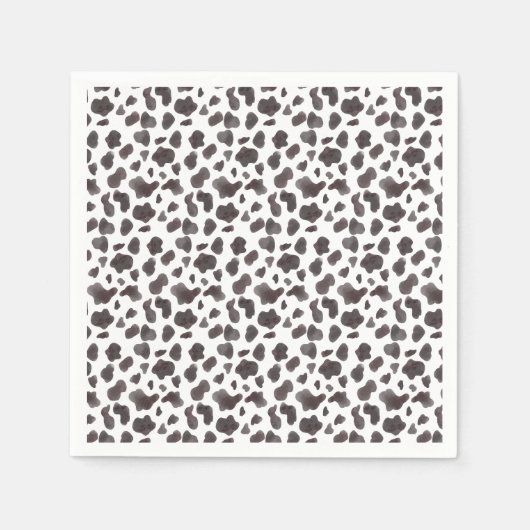 Moo Moo Koe Print Boerderij Verjaardagsfeest Servet (Voorkant)