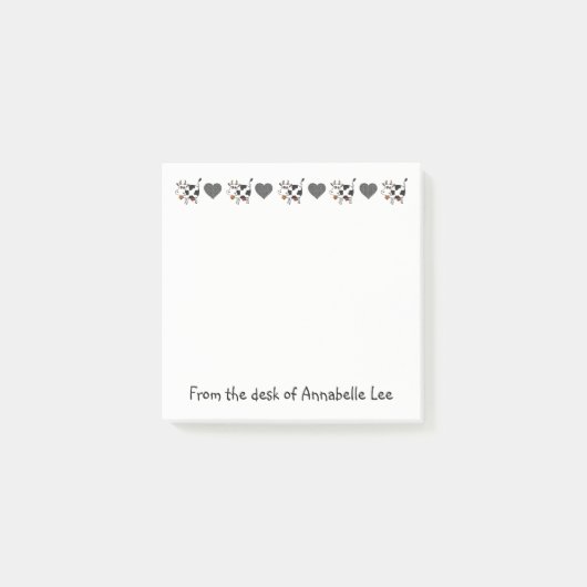 Moo Moo Love Post-it® Notes (Voorkant)