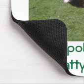 Moo Moo, maak het koeienvlees niet op!  Moo Muismat (Hoek)