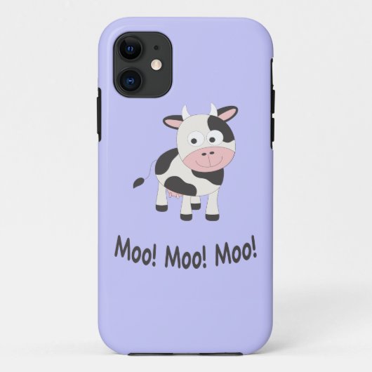Moo Moo Moo Cute Cartoon Koe Case-Mate iPhone Case (Achterkant)