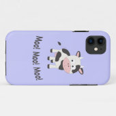 Moo Moo Moo Cute Cartoon Koe Case-Mate iPhone Case (Achterkant (horizontaal))
