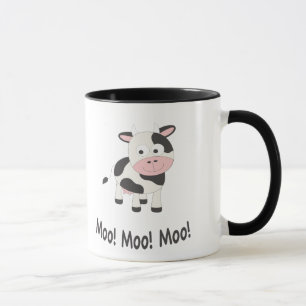 Moo Moo Moo Cute Cartoon Koe Mok