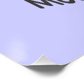 Moo Moo Moo Cute Cartoon Koe Perfect Poster (Hoek)