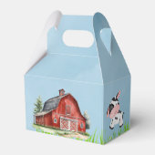 Moo Moo Naam is Twee Jongen Verjaardagsfeest Bedankdoosjes (Achterkant)