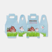 Moo Moo Naam is Twee Jongen Verjaardagsfeest Bedankdoosjes (Uitgevouwen)